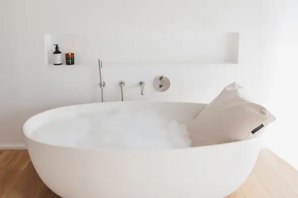 Badewanne mit Schaum