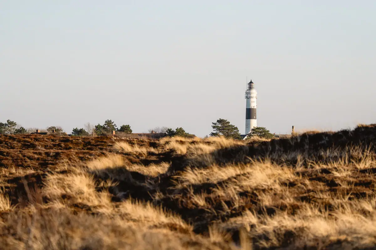 Kampener Dünen Sylt  langer Christian Leuchtturm